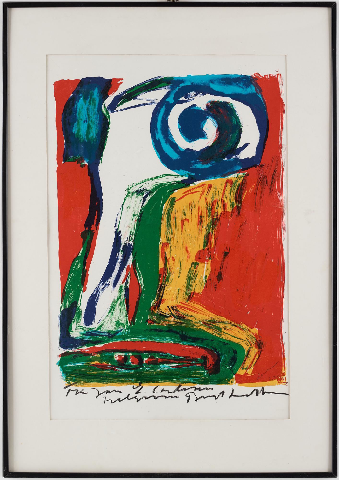 BENGT LINDSTRÖM, litografi, signerad, E.A.