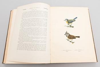 Books, 3 vol, "Svenska Fåglar", M,W & F von Wright. 1924 and 1929 Stockholm.