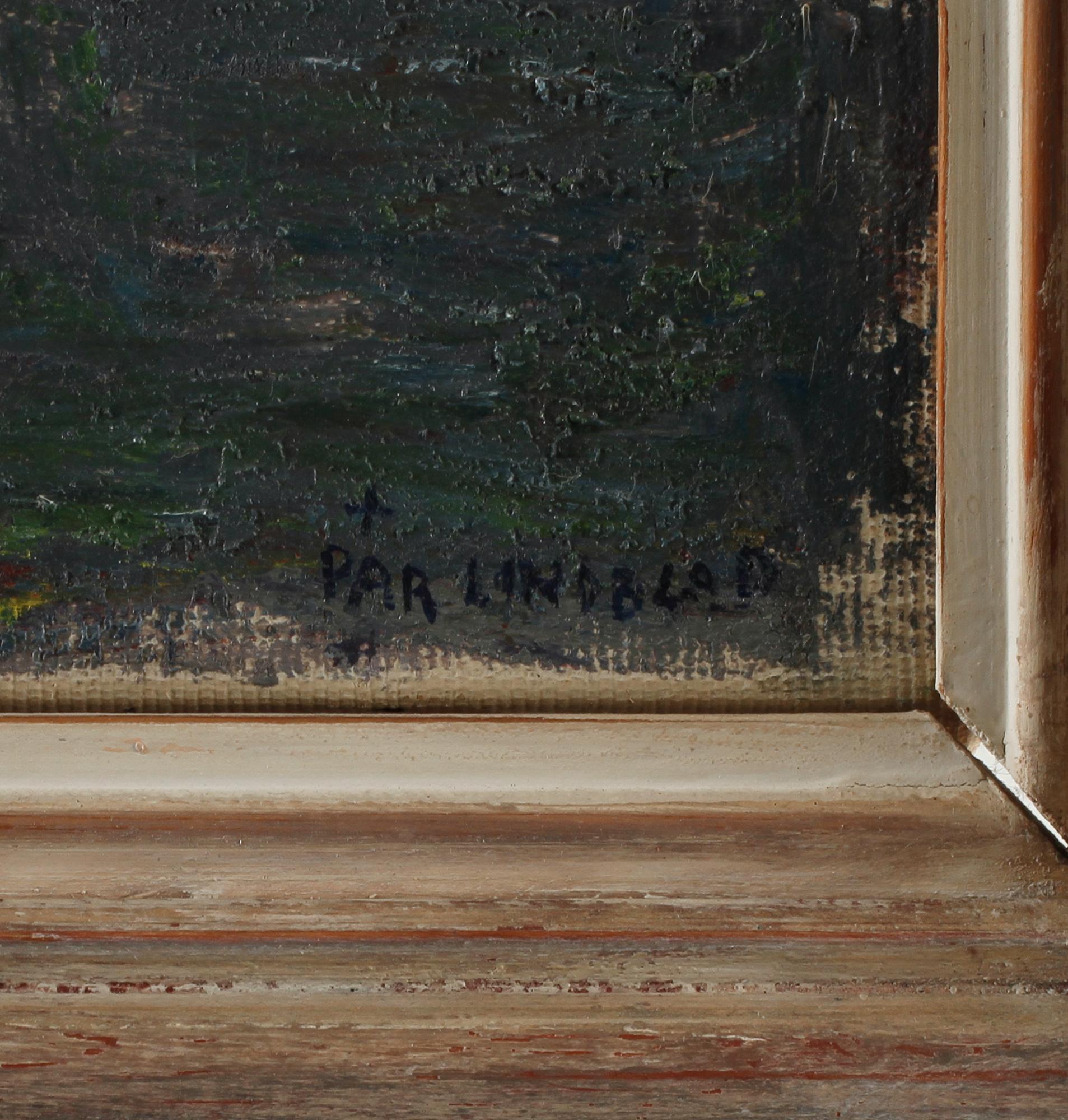 PÄR LINDBLAD, olja på duk, signerad.