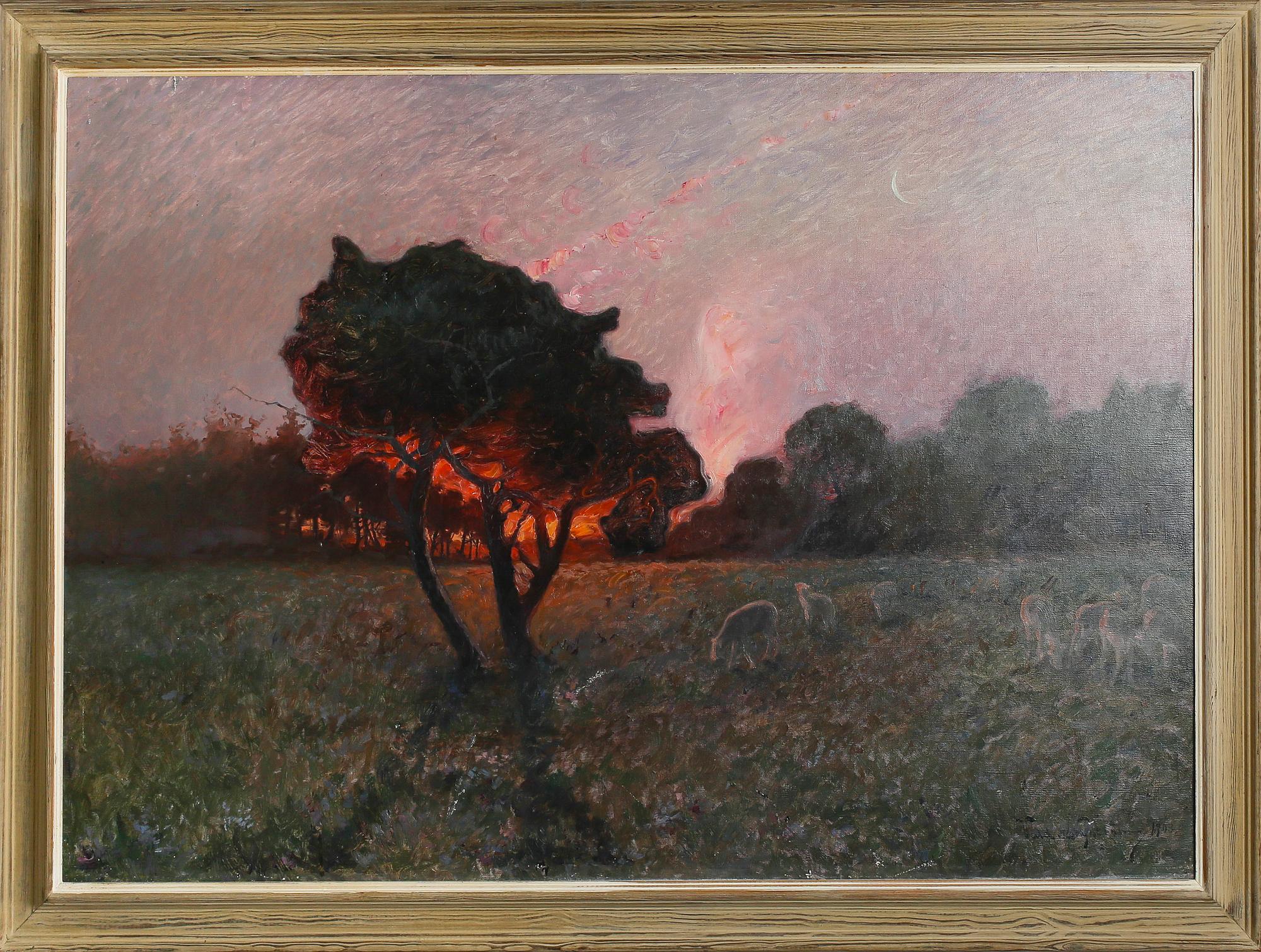 VALDEMAR NYSTRÖM, olja på duk, signerad och daterad 1903.