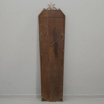 A PEWTER MIRROR, MID 20th CENTURY.