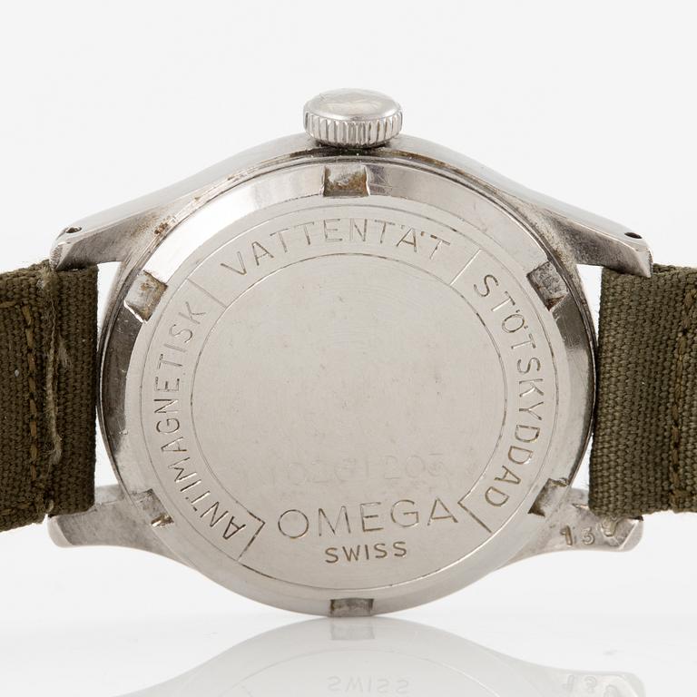 Omega, Officer, wristwatch, 30.5 mm.