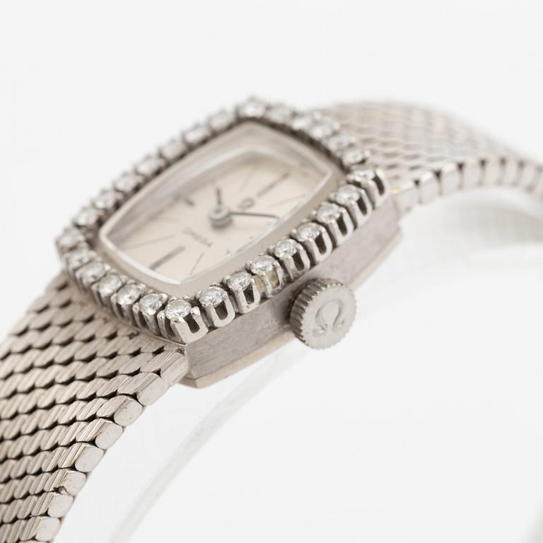 Omega, wristwatch, 15 x 18 mm.