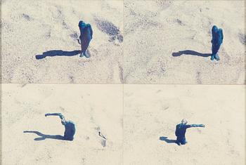 Risto Suomi, photograph polyptych, four parts, a tergo signed.