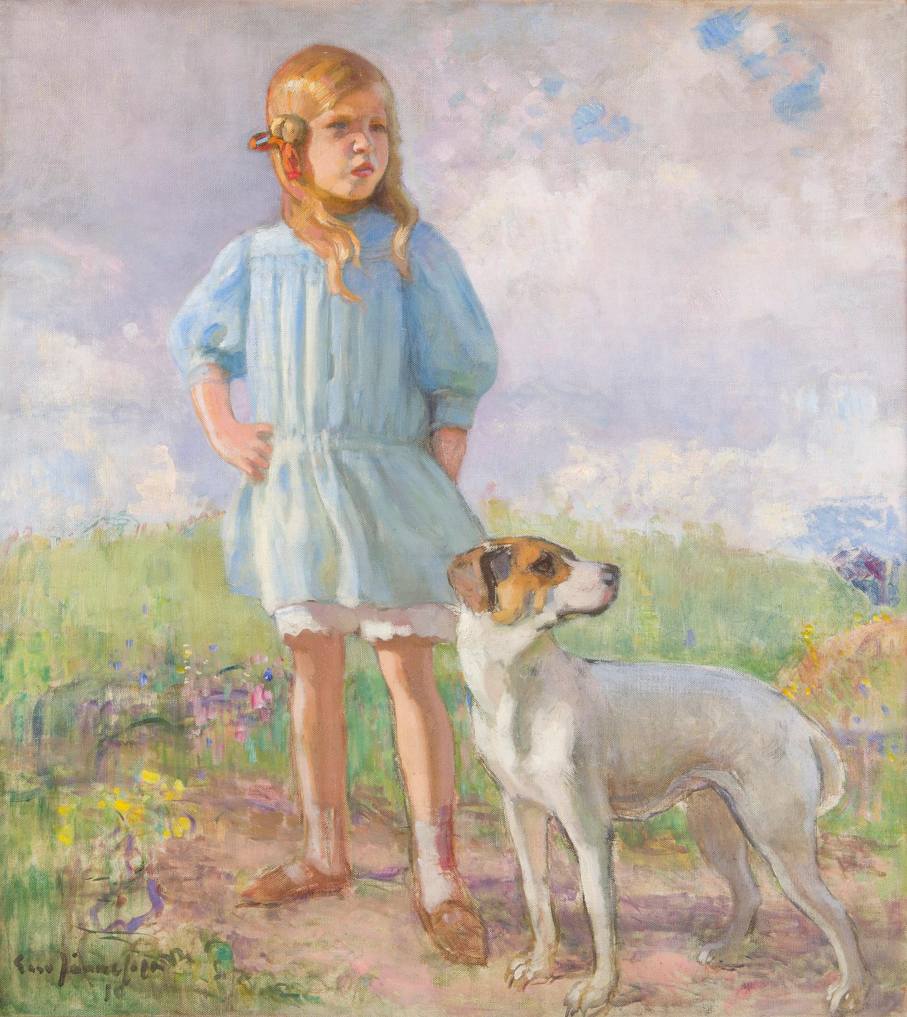 Eero Järnefelt, Flickan och Hunden.