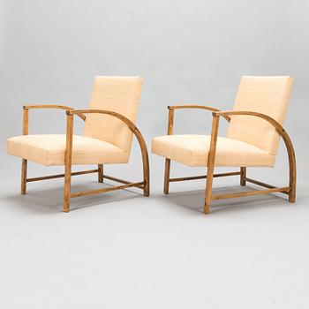 Maija Heikinheimo, a pair of 1930's 'Helvi' armchairs for Asko.