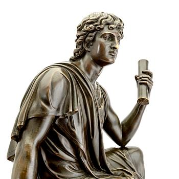 A late Empire mid 1800s table clock.