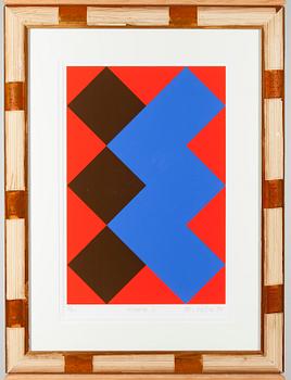 PAUL OSIPOW, serigrafi, signerad och daterad -90, numrerad 38/100.
