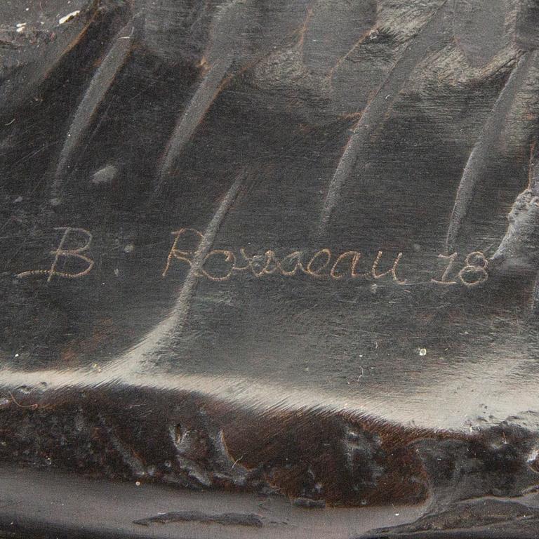 Okänd konstnär 1900-tal ,  skulptur metall bär signering.