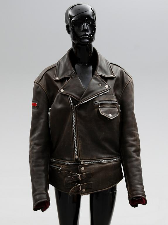 JACKA, Roadfarer, Lewis Leather, skinn, 1970-tal.