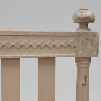Bänk/soffa, 1800-tal, Gustaviansk stil.