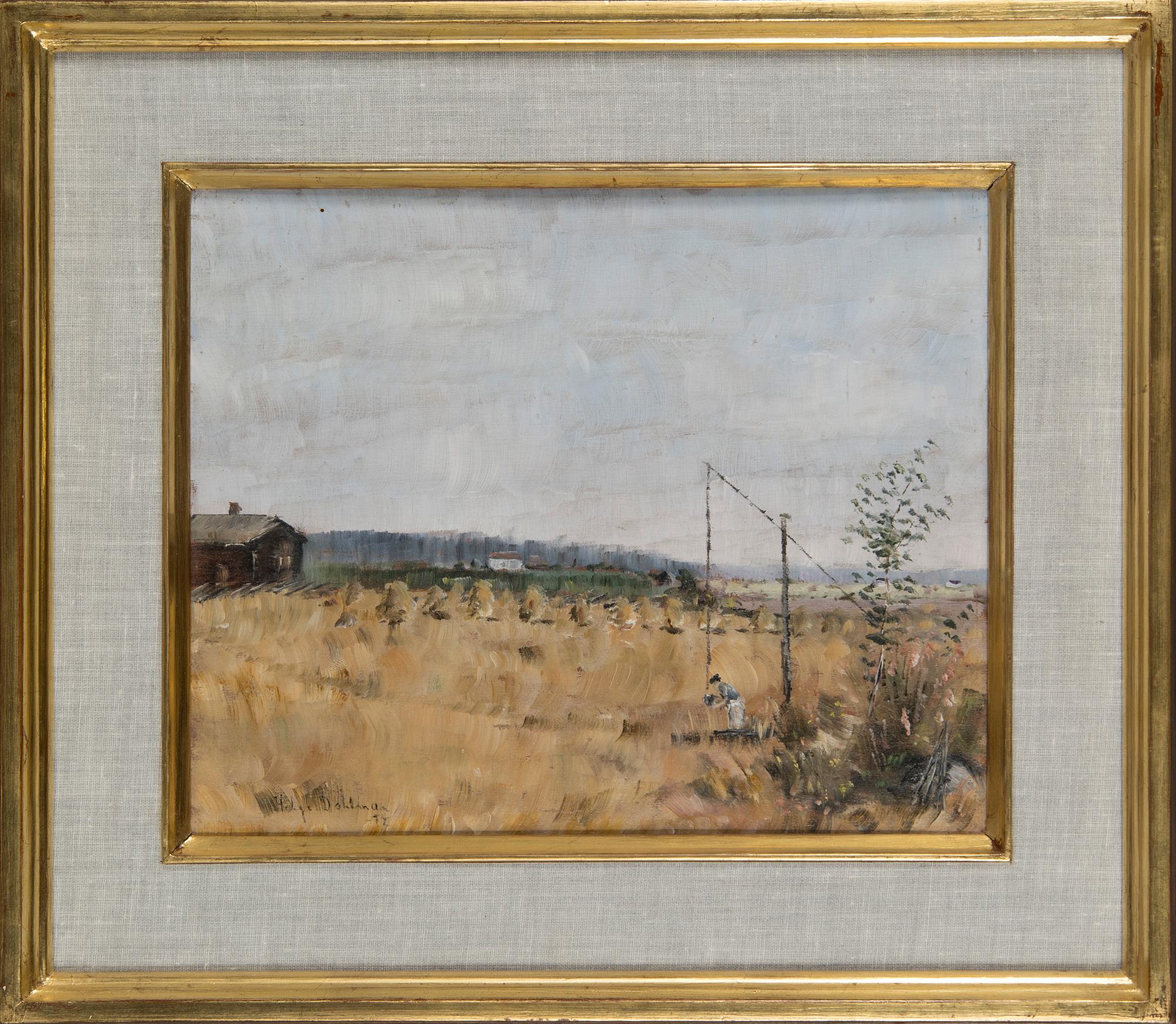 Helge Dahlman, Hus på äng.