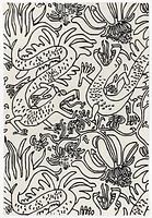 Carl Johan De Geer, hand-tufted carpet, "Drakar kontur', c. 300 x 200 cm.