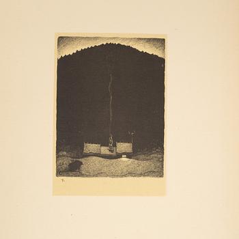 John Bauer, "Troll", svit om tio litografier, , Ernst Bauers Förlag Göteborg, A. Börtzells, 1915.