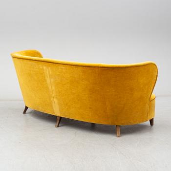 Johannes Brynte, soffa, Swedish Modern, Bryntes Möbler, Gävle, 1940-tal.