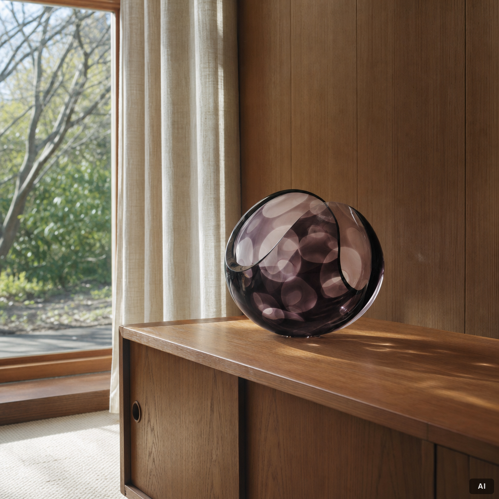 Lena Bergström, skål, glas, Orrefors Gallery, limited edition, 2004.