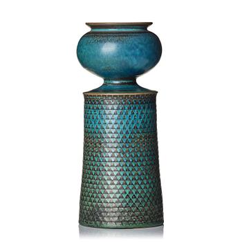 62. Stig Lindberg, a stoneware vase, Gustavsberg Studio 1962.