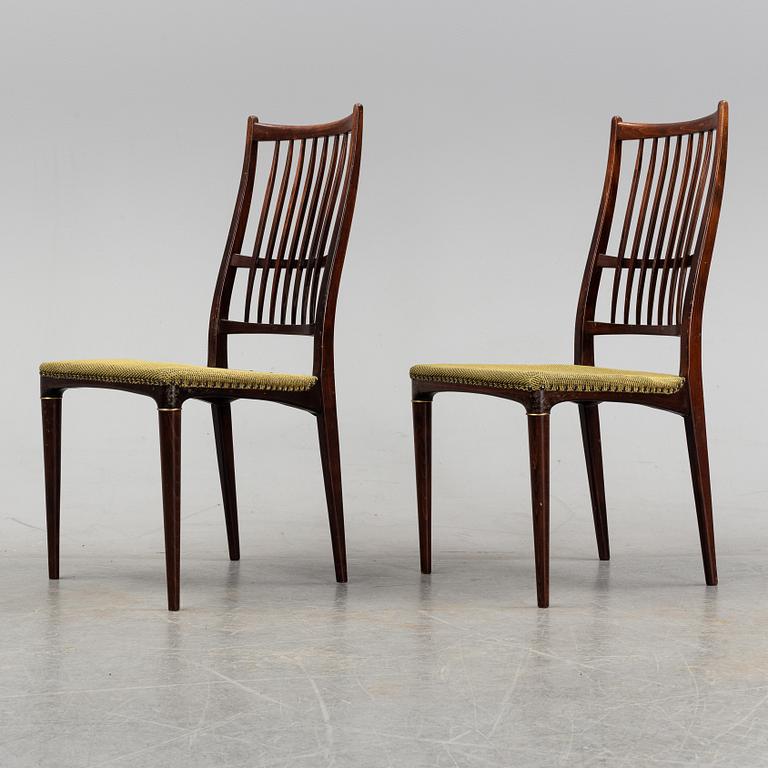 A 7 piece dining group by Svante Skogh, Seffle Möbelfabrik, Säffle, 1950's/60's.