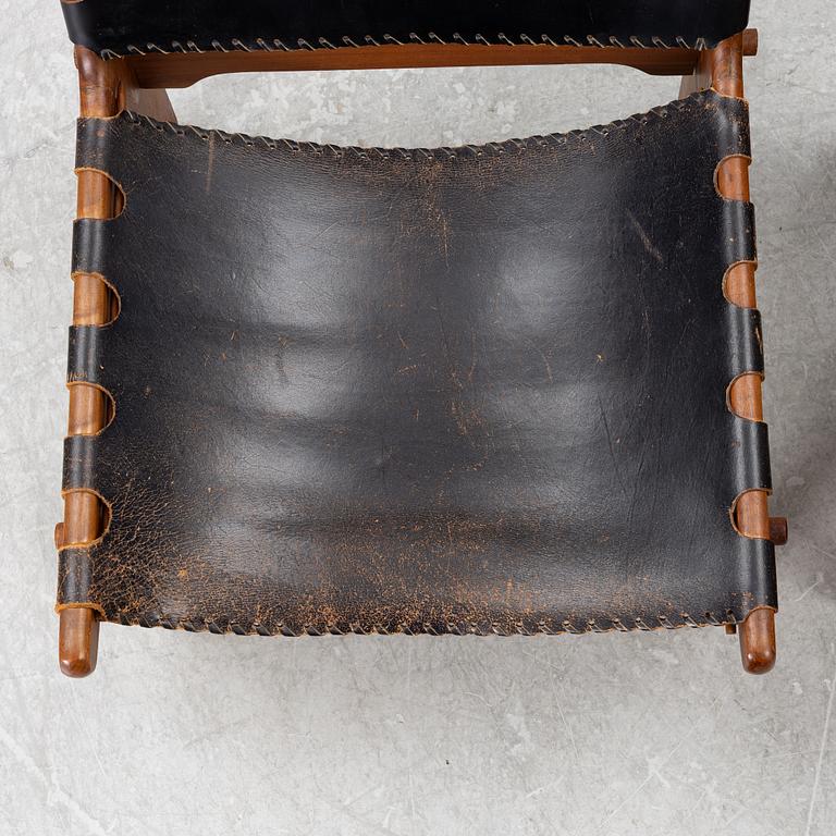 Angel Pazmino, fåtöljer, ett par med fotpallar, INCO, El Salvador, 1960-tal.