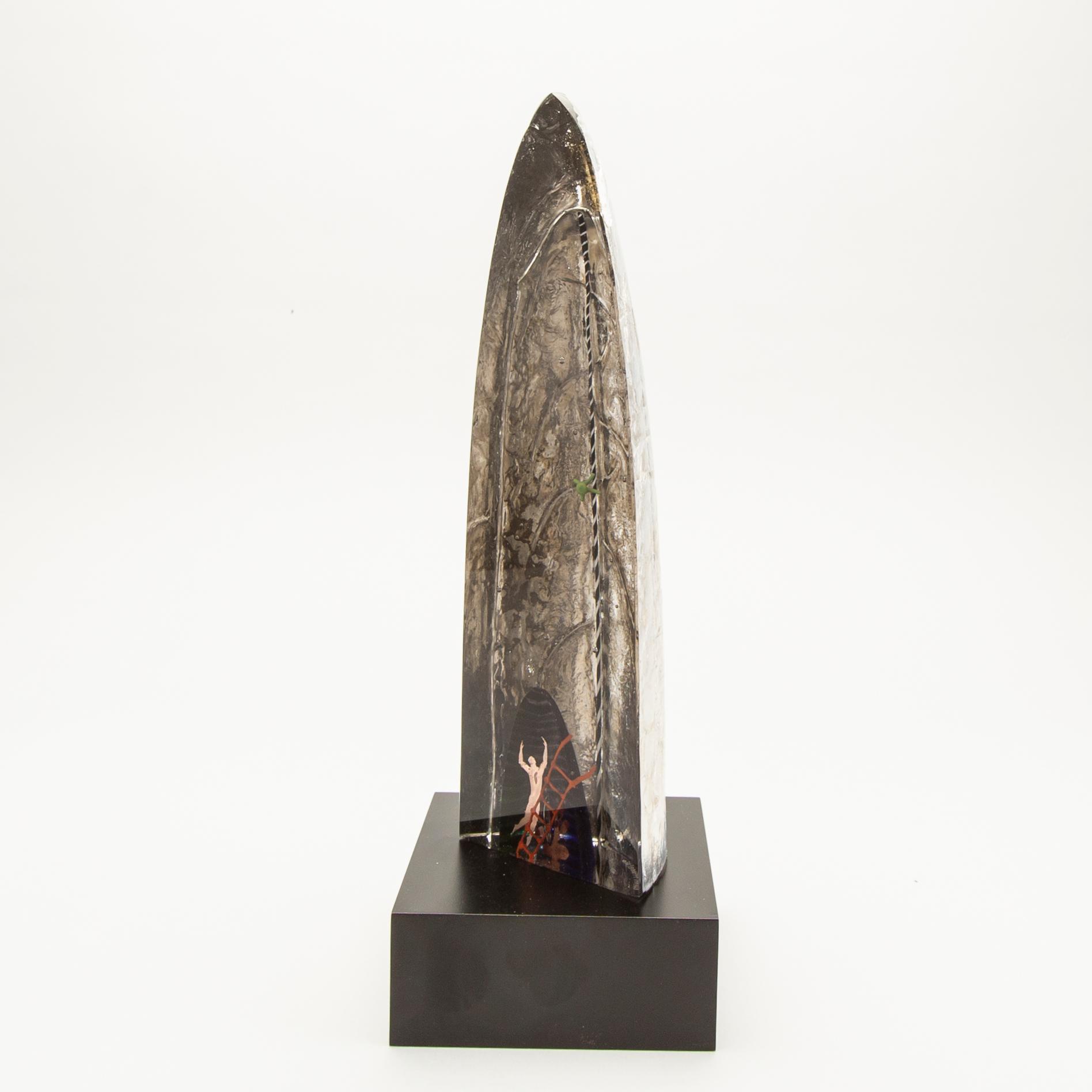 Bertil Vallien, a glass sculpture from Kosta Boda.
