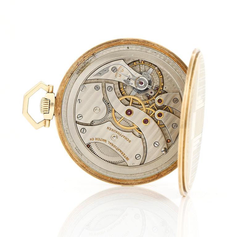 HERRFICKUR, guld 14K, International Watch Co, Schaffhausen. 1900-talets första hälft. Tot ca 66 gram.