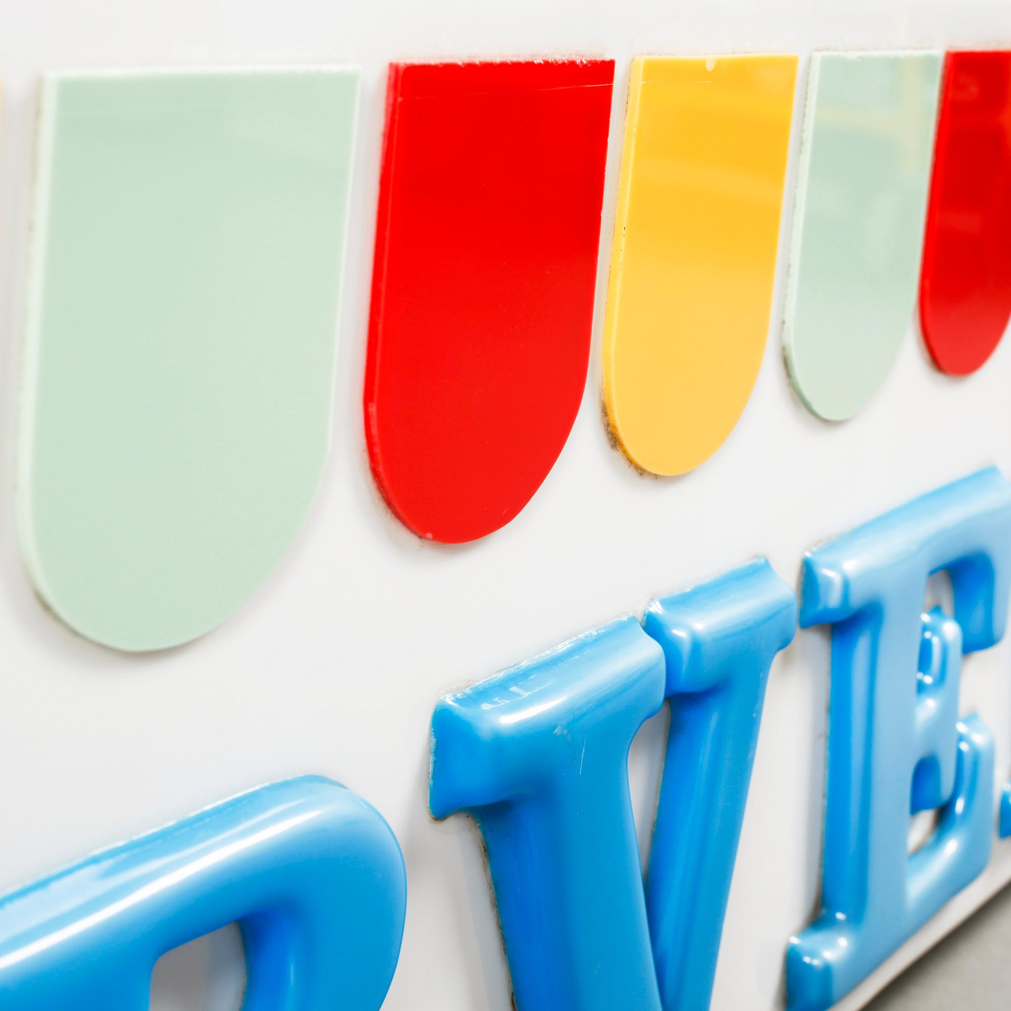 A 20th century sign.