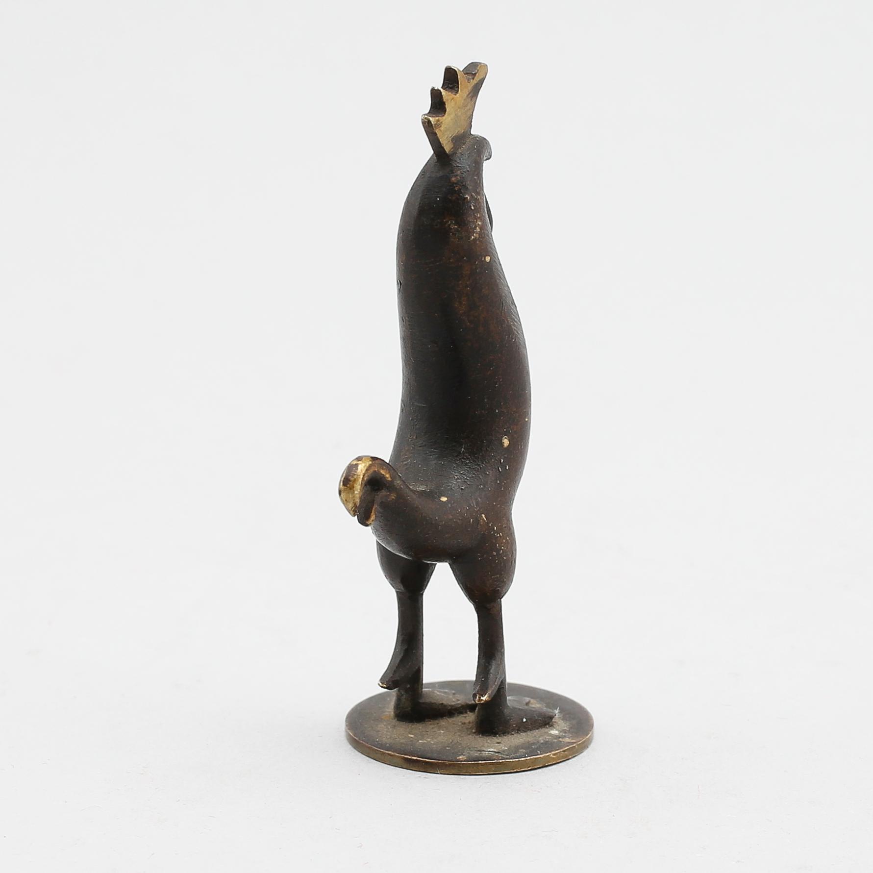 SIGILL, brons, Karl Hagenauer, Hagenauer Werkstätte, Wien, 1900-talets första hälft.