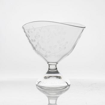 Lisa Bauer, a glass bowl, Kosta 1986.