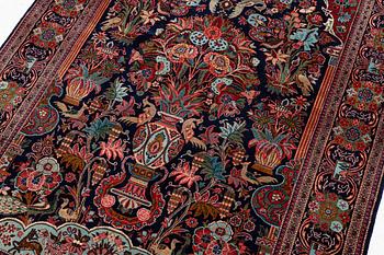 Keshan rug, approx. 130 x 200 cm.