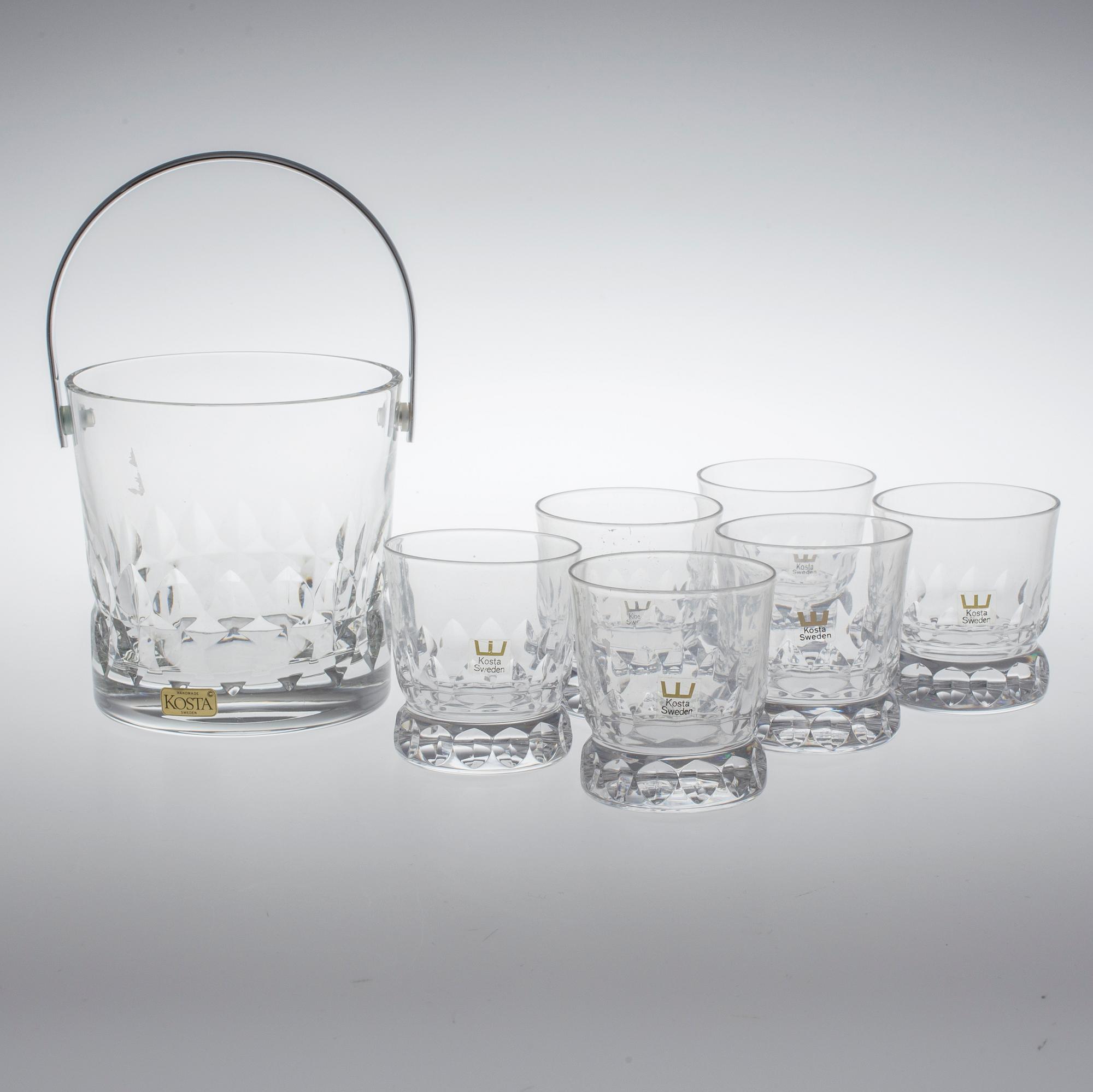 ISHINK med WHISKYGLAS, 6 stycken, Kosta.