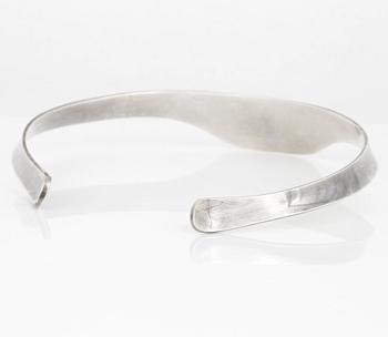 HALSRING, silver, Sigurd Persson, Stockholm, 1962. Vikt ca 55g.
