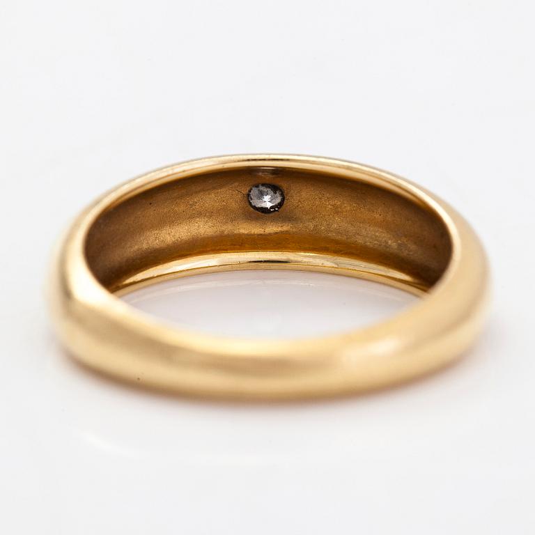 Cartier, ring, 18K gold with a brilliant-cut diamond approx. 0.07 ct.