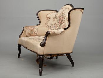 SOFFA, rokokostil, 1800-talets slut.
