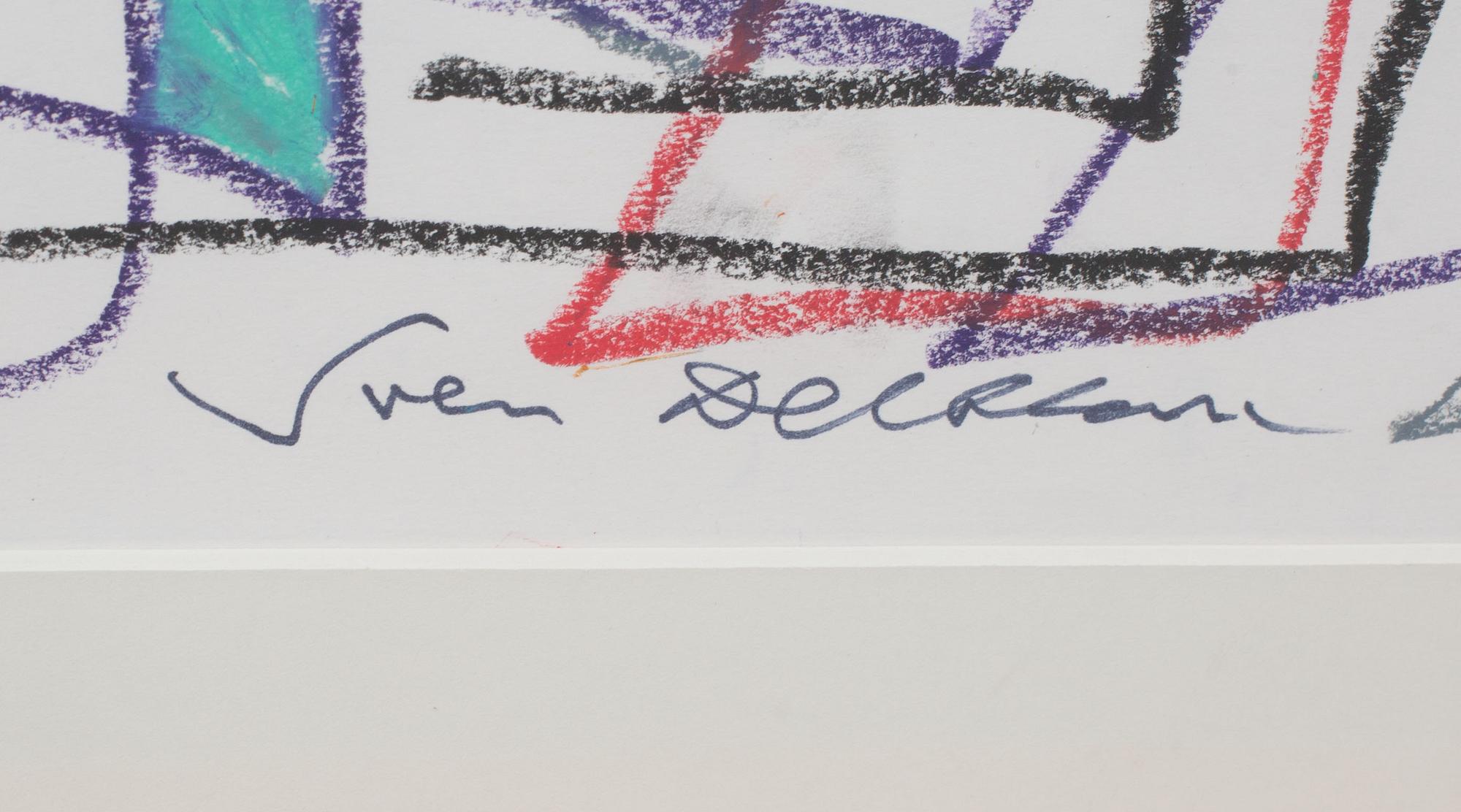 SVEN DELBLANC, 1931-1992, krita, signerad,