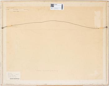 ENDRE NEMES, acrylic and collage, signed and dated 1966.