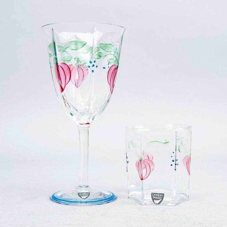 Eva Englund, "Maja", 21 delar, Orrefors.