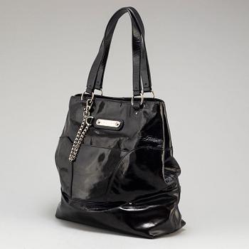 CÉLINE, A patent Laquered leather Tote Bag.