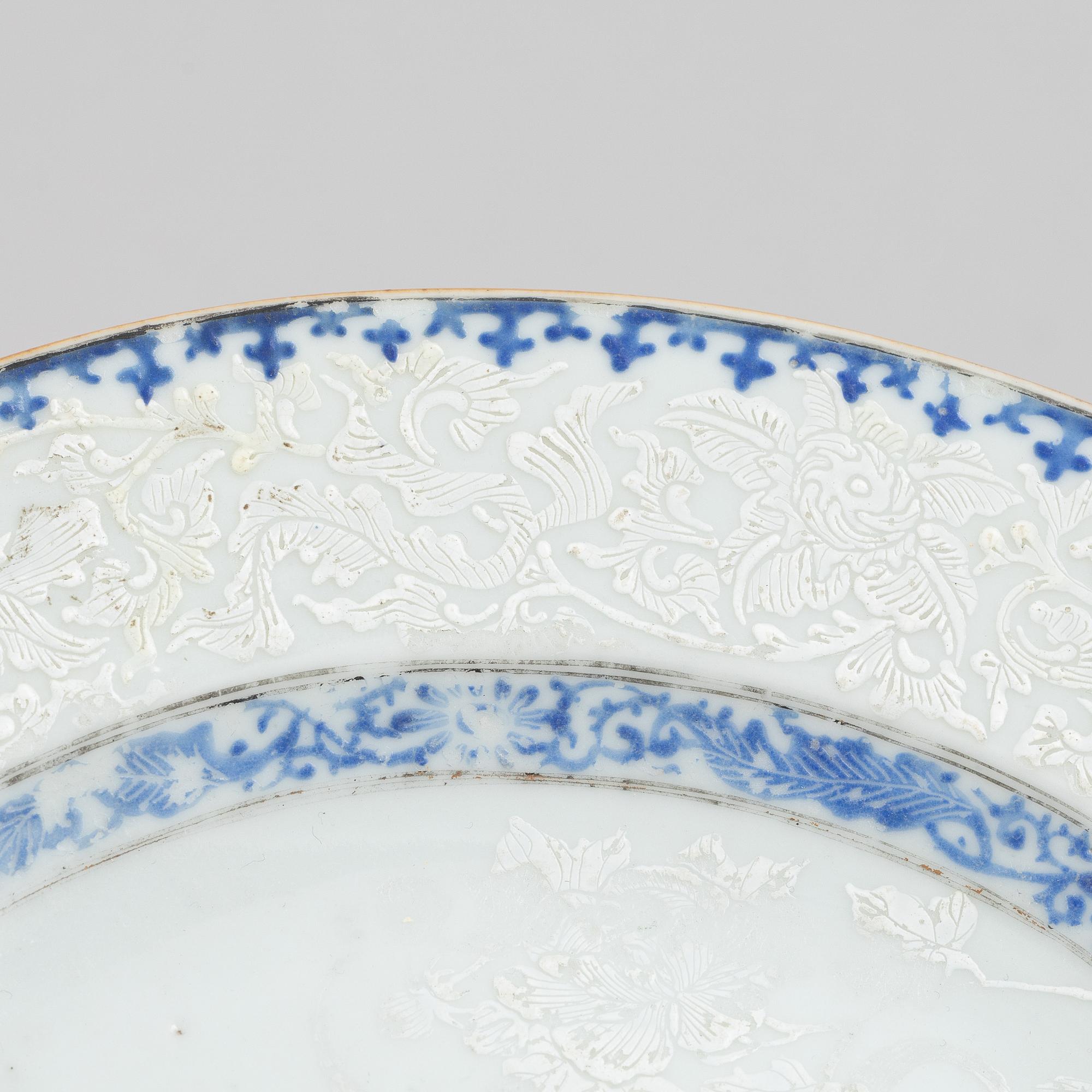 Tallrik, porslin, Kina, Qingdynastin, Yongzheng (1722-35).