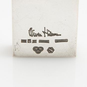 Wiwen Nilsson, Case of sterling silver for a matchbox, Lund 1959.