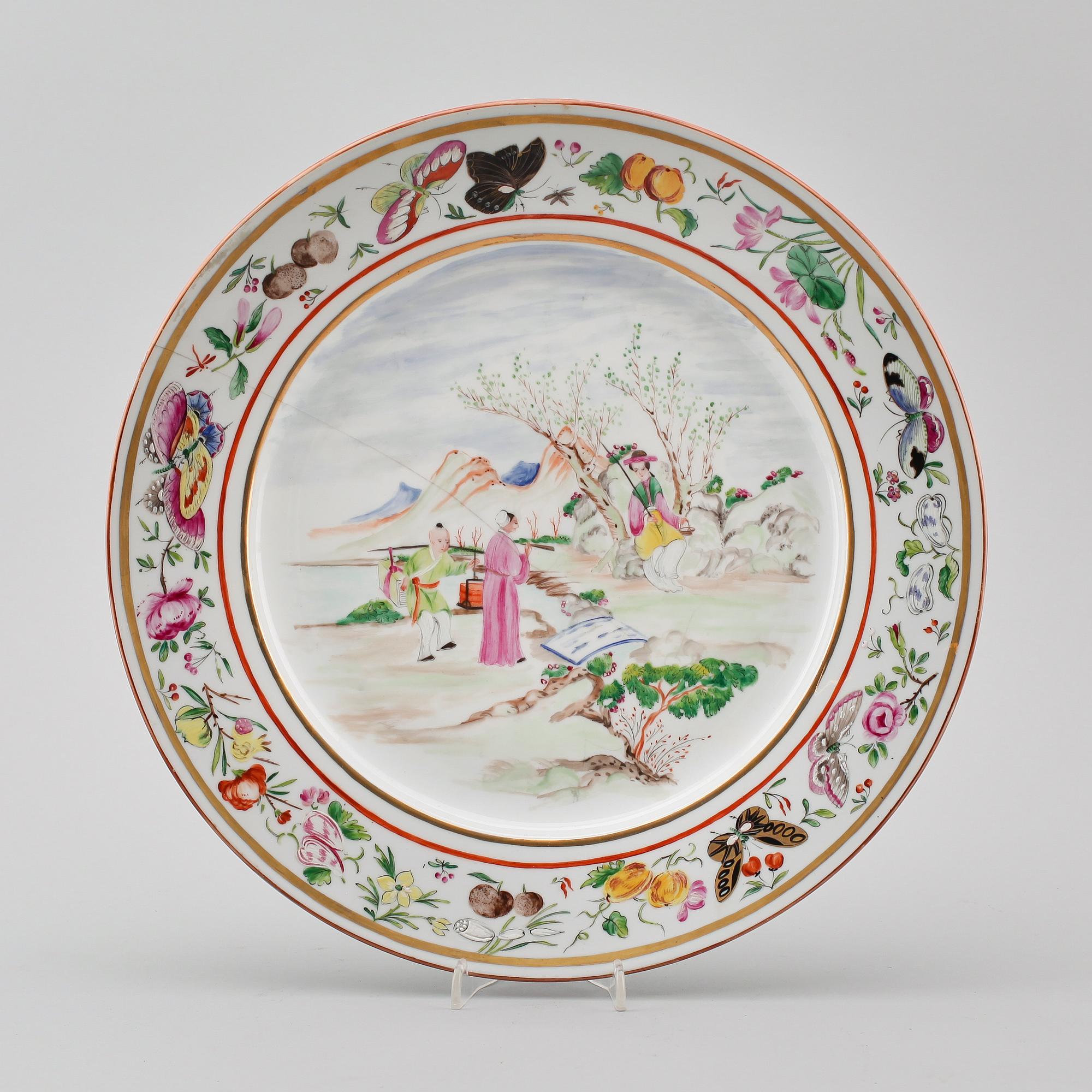 FAT, porslin, Kina, 1800-talets mitt.