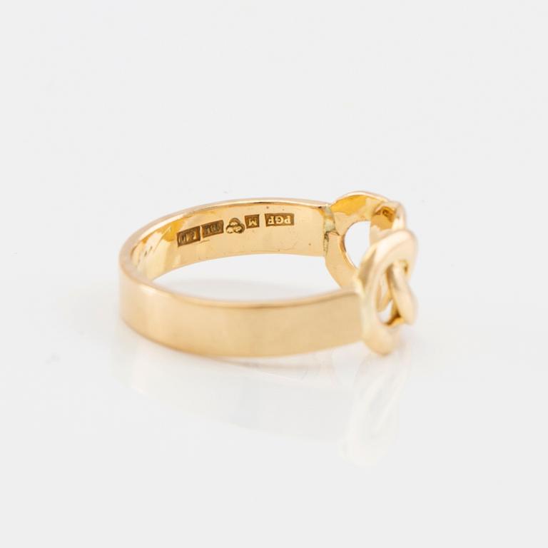 Per-G Forslund, ring 18K gold, Malmö 1985.