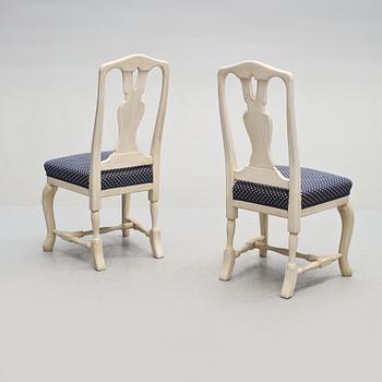 STOLAR, ett par, senbarockstil, 1900-talets slut.