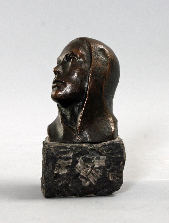 AXEL OLSSON, skulptur, brons, monogramsign.