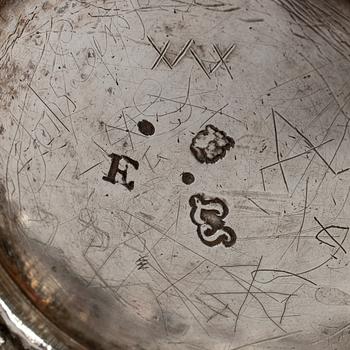 LORENS STABEUS, a silver beaker, Stockholm 1763.