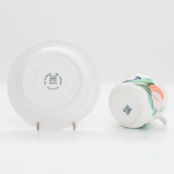 Inkeri Leivo and Dorrit von Fieandt, a 32-piece 'Arctica Poetica' porcelain tableware set, Arabia 1990s.