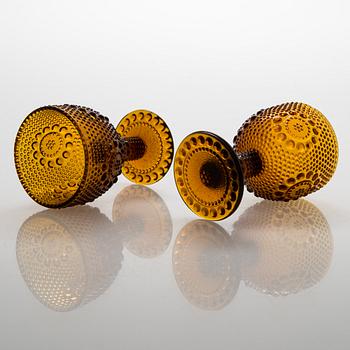 Nanny Still, six 'Grapponia' drinking glasses for Riihimäen Lasi OY.