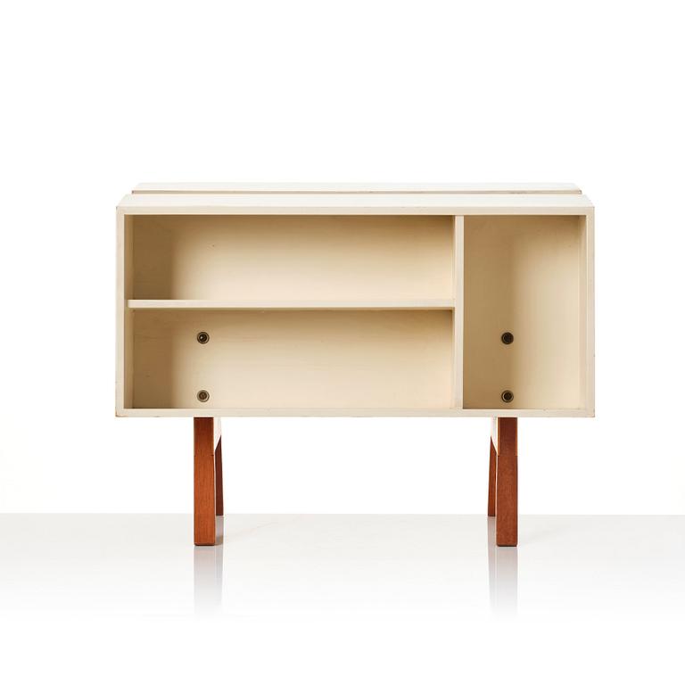 Ernest Race, a "Penguin Donkey Mark II" bookshelf, Isokon, England, 1960s.