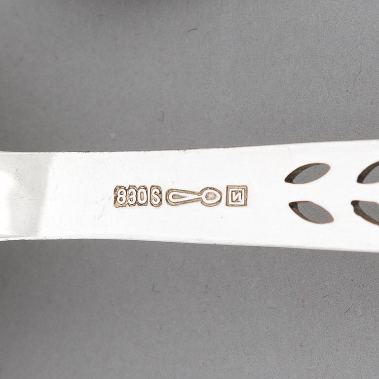 BESTICKUPPSÄTTNING, 126 delar, silver, Norge.