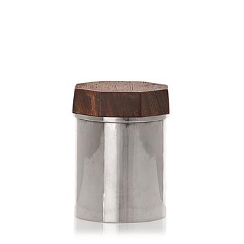 186. Sigurd Persson, a sterling jar with cover, Stockholm 1959, executed by the silversmith Dieter Zellweger.