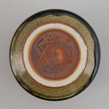 Berndt Friberg, a set of three stoneware vases, Gustavsberg studio, Sweden  1961-71.